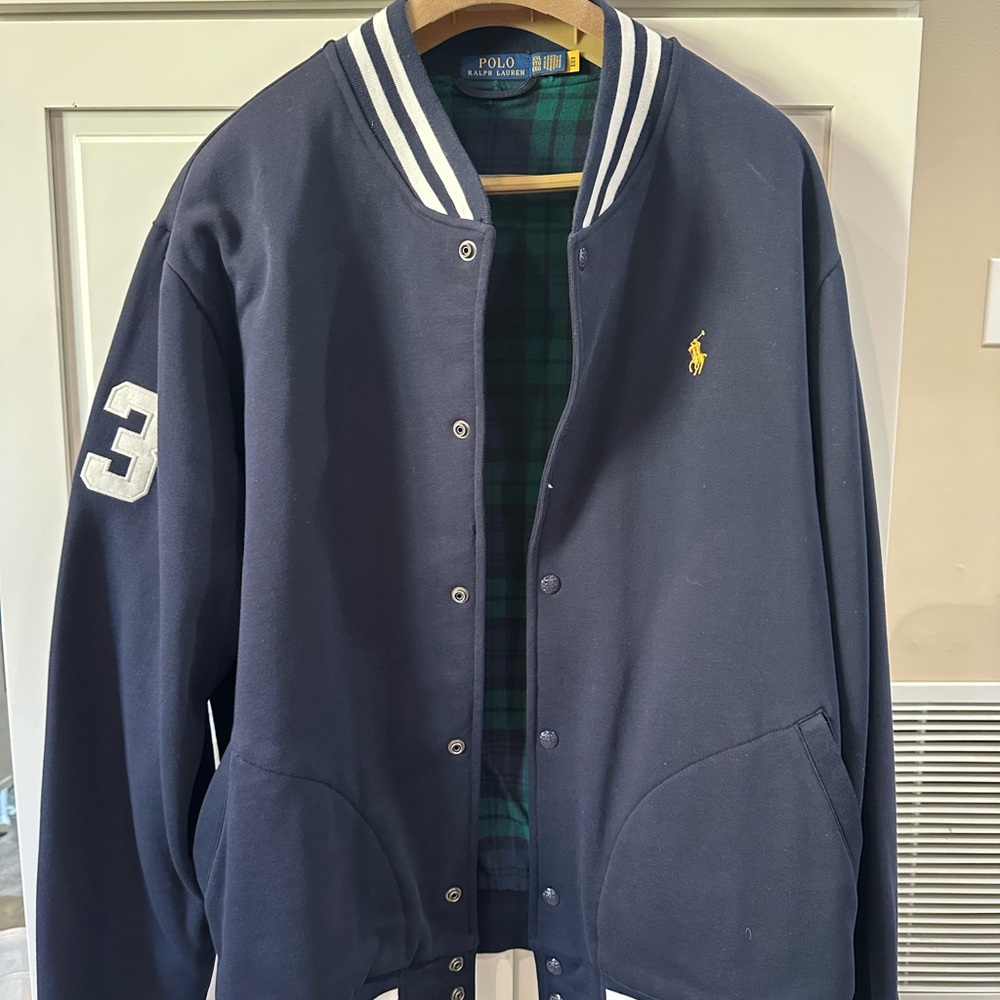 Ralph Lauren Dark Blue Varsity Jacket